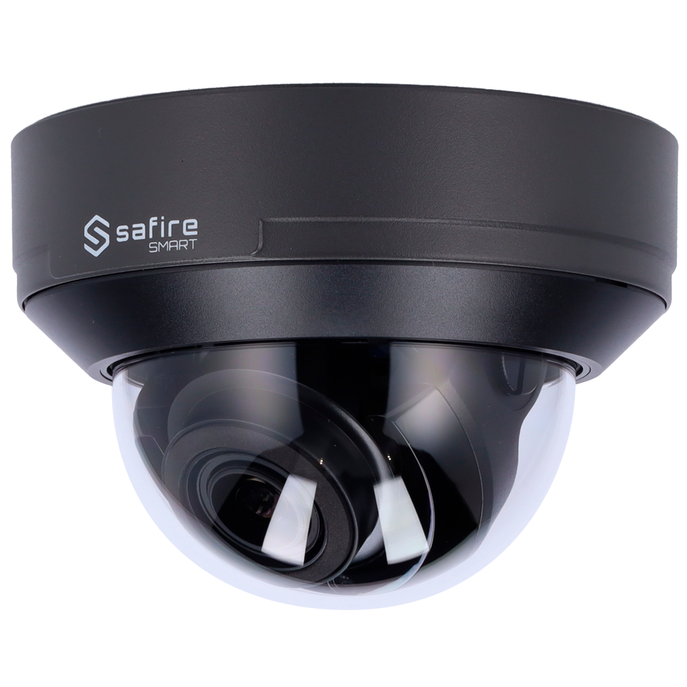 Telecamera IP Dome 4MP 2.8-12mm Safire Smart con Audio, IR PoE AI Intermedia (IPD040A-4E1)