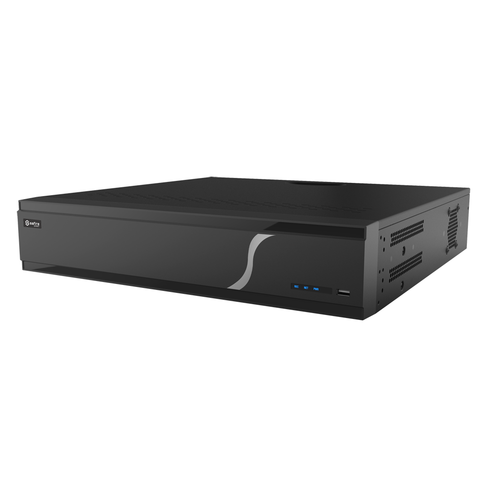 NVR 32 Canali IP Safire Smart 4K con AI e 12MP Compressione H.265+ 8HHD Dewarping Fisheye (NVR8832A-B2)