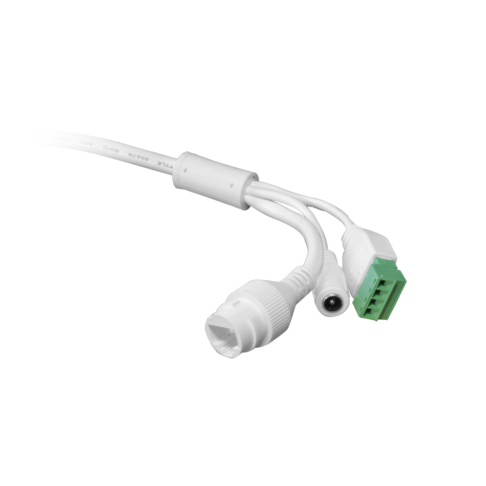 Telecamera IP Bullet 4MP 3.6mm Safire Smart con Audio, IR e Luce Bianca PoE AI Intermedia (IPB380A-4E1-DL-0360)