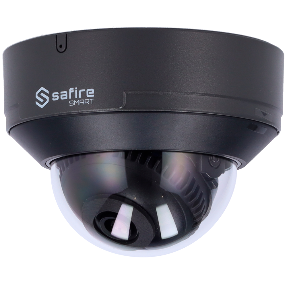 Telecamera IP Dome 4MP 2.8mm Safire Smart con Audio, IR PoE AI Intermedia (IPD540ZA-4E1)