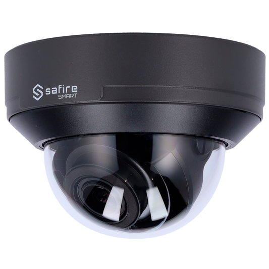 Telecamera IP Dome 4MP 2.8-12mm Safire Smart con Audio, IR PoE AI Intermedia (IPD040A-4E1)