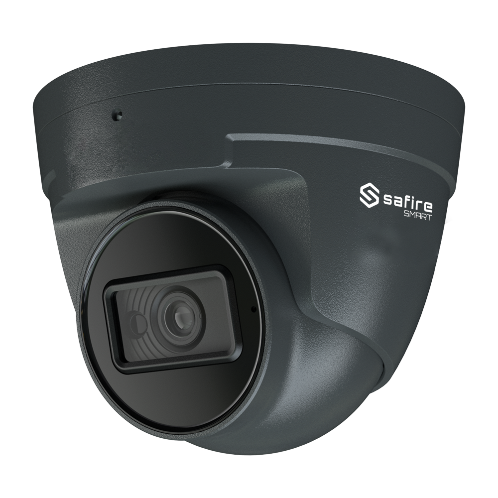 Telecamera IP Turret 4MP 2.8-12mm Safire Smart con Audio, IR e Luce Bianca PoE AI Intermedia (IPT520ZA-4E1)