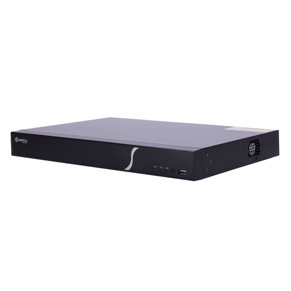 NVR 32 Canali IP Safire Smart 4K con AI e 8MP Compressione H.265+ 2HHD (NVR6232A-B2)