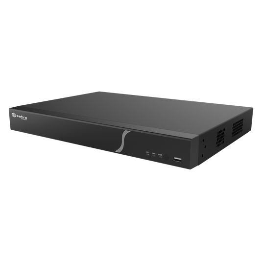 NVR 32 Canali IP Safire Smart 4K con AI e 12MP Compressione H.265+ 2HHD Dewarping Fisheye (NVR8232A-B2)