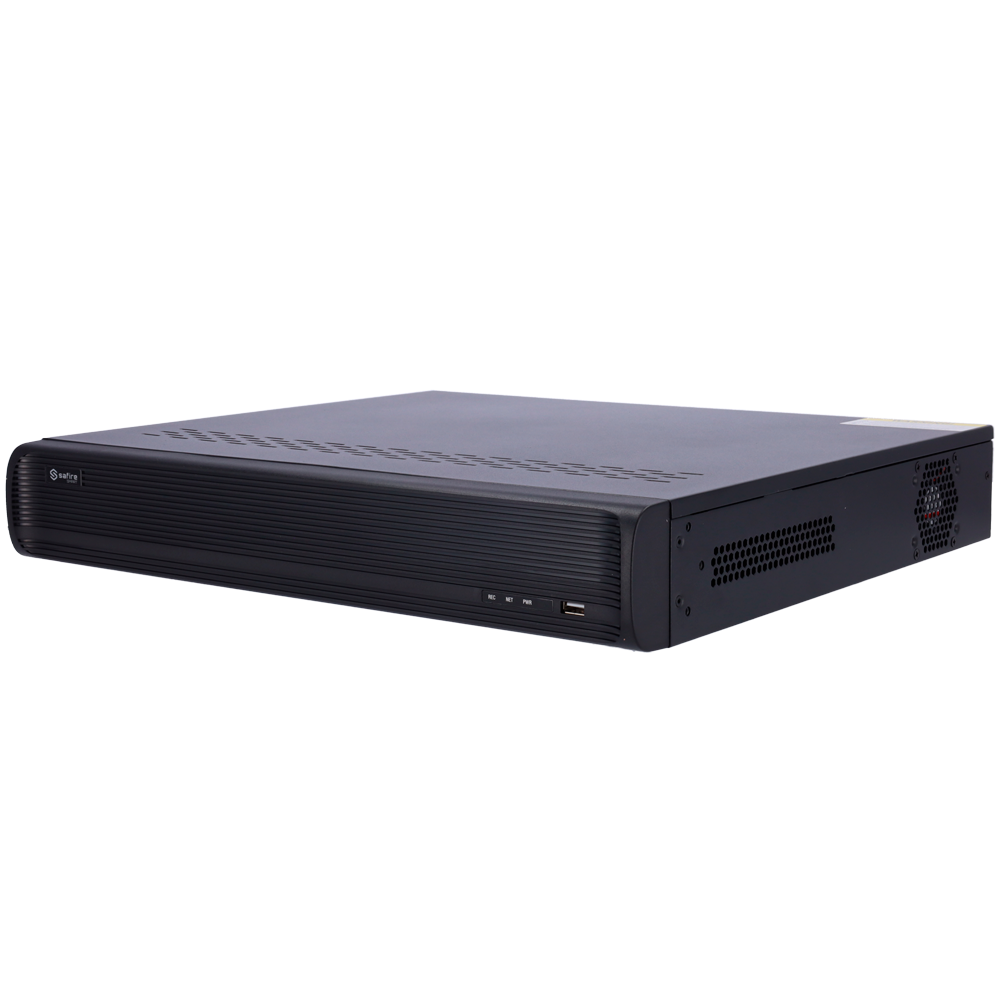NVR 32 Canali IP Safire Smart 4K con AI e 12MP Compressione H.265+ 4HHD Dewarping Fisheye (NVR8416A-B2)