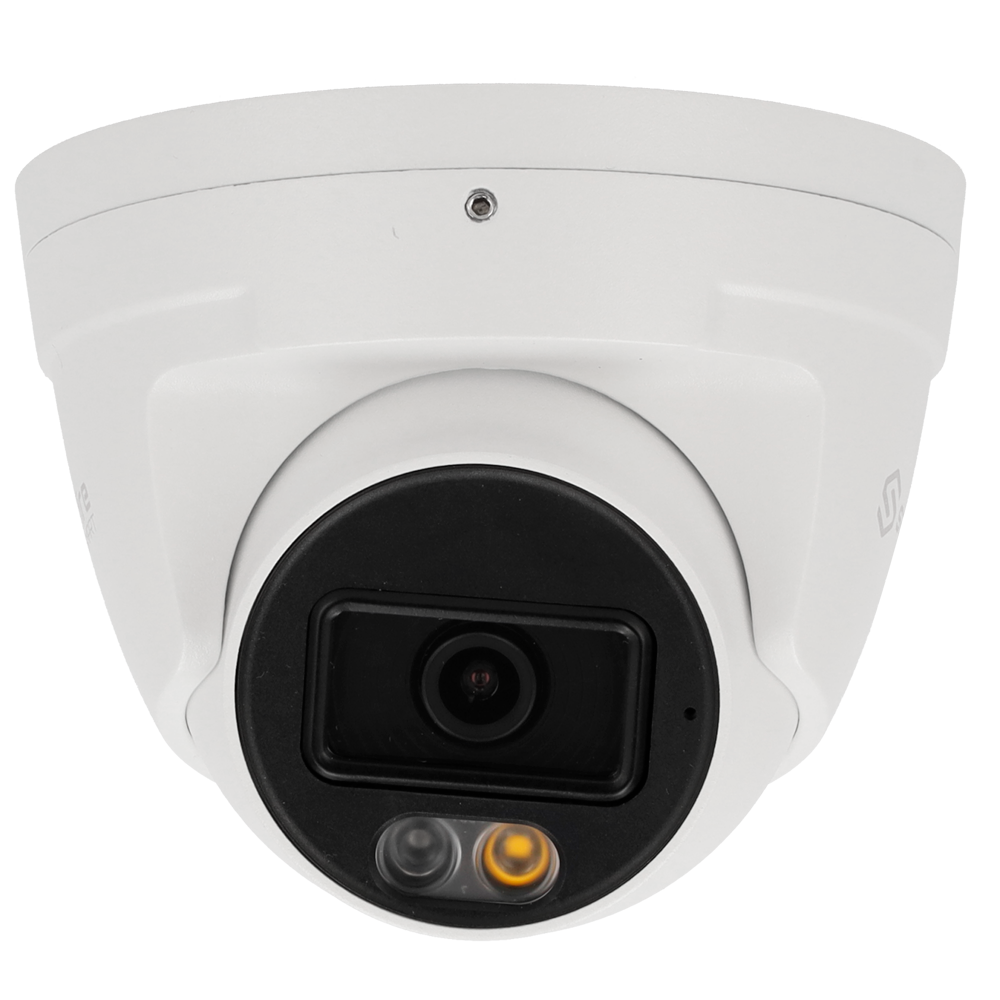Telecamera IP Turret 6MP 2.8mm Safire Smart con Audio, IR e Luce Bianca PoE AI Base (IPT020A-6B1-DL)