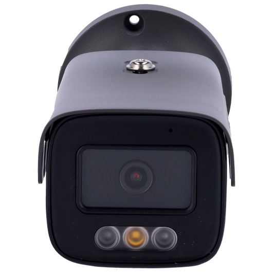 Telecamera IP Bullet 4MP 2.8mm Safire Smart con Audio, IR e Luce Bianca PoE AI Intermedia (IPB380A-4E1-DL)