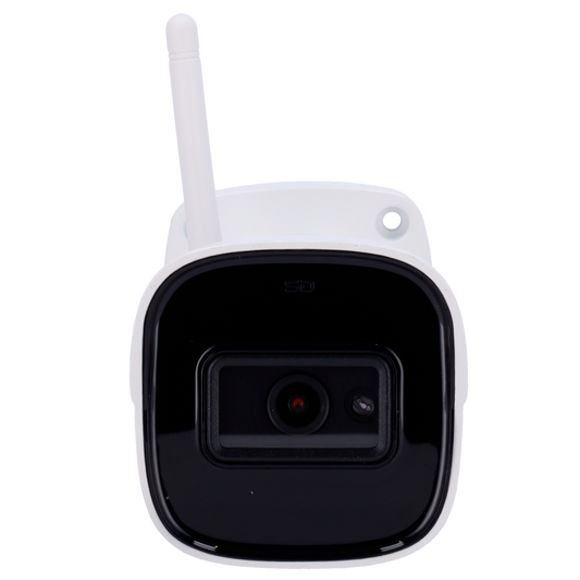 Telecamera IP Bullet 4MP 2.8mm Safire Smart con Audio, IR e Luce Bianca PoE AI Intermedia (IPB070A-4B1-DL)
