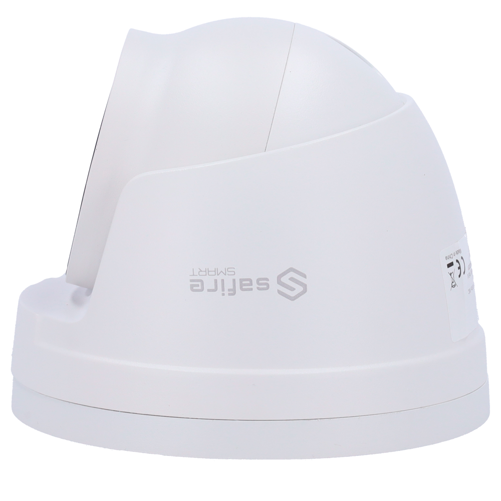 Telecamera IP Turret 4MP 2.8-12mm Safire Smart con Audio, IR e Luce Bianca PoE AI Base (IPT511ZA-4B1-DL)
